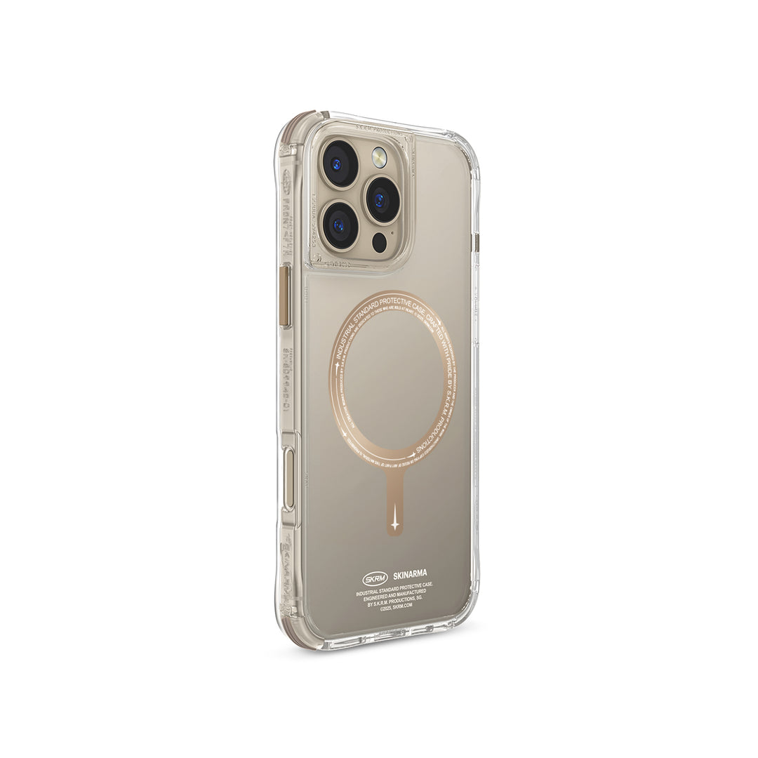 SkinArma iPhone 16 Pro Saido Prime Edition Magsafe Case | Champange SkinArma iPhone 16 Pro Saido Prime Edition Magsafe Case | Champange